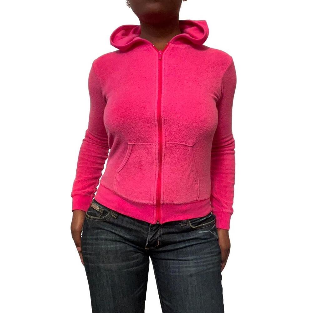 Voice Pink Soft Zip-up Hoodie, Medium